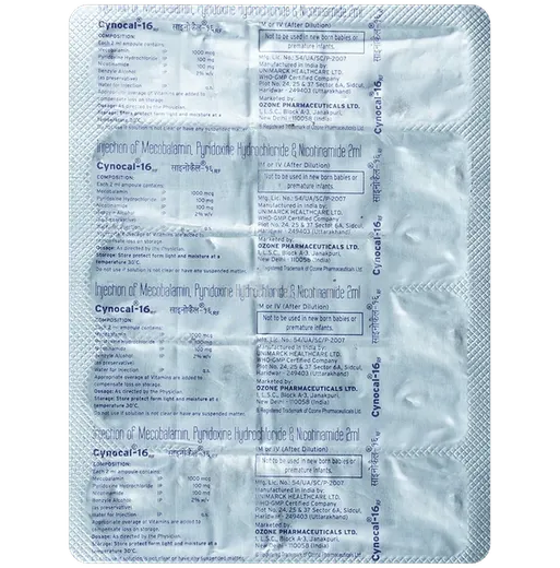 cynocal 16 injection 5pack 2 ml
